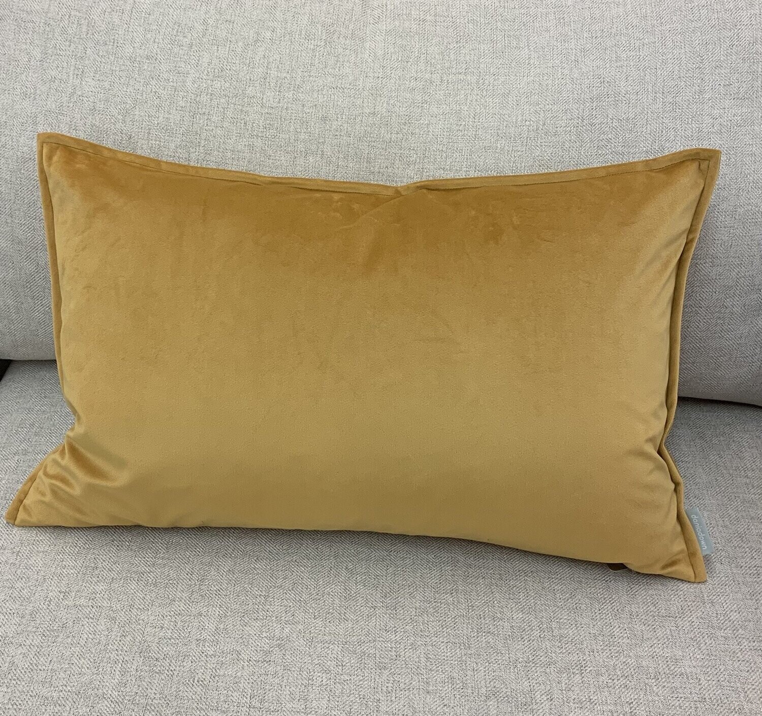Cushions Daniadown Dutch Velvet Mustard Deco 14 x22