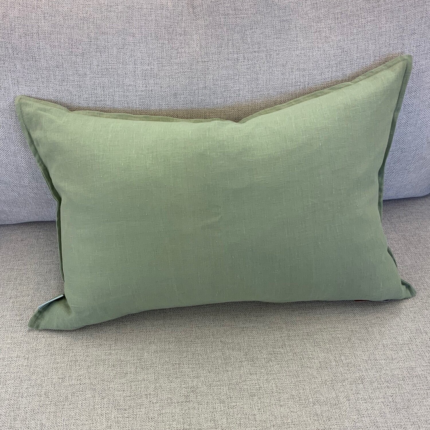 Cushions Daniadown French Linen Green Tea Deco 14 x 22