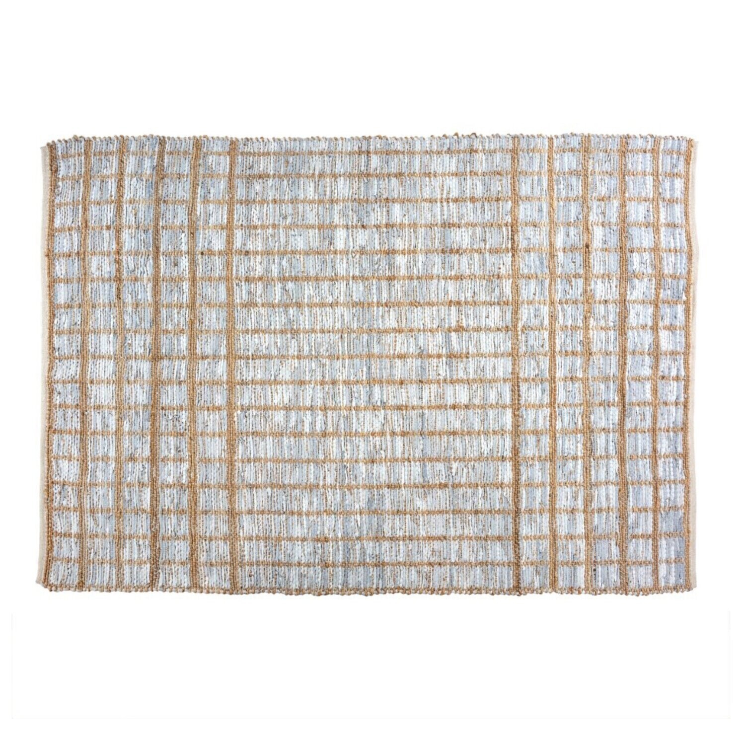 Rugs Indaba Trestle Leather/Jute Ice 5 x 7 1-4568