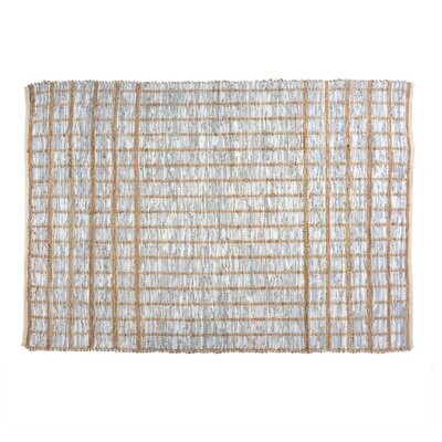 Rugs Indaba Trestle Leather/Jute Ice 5 x 7 1-4568 Rugs Indaba Trestle Leather/Jute Ice 5 x 7 1-4568