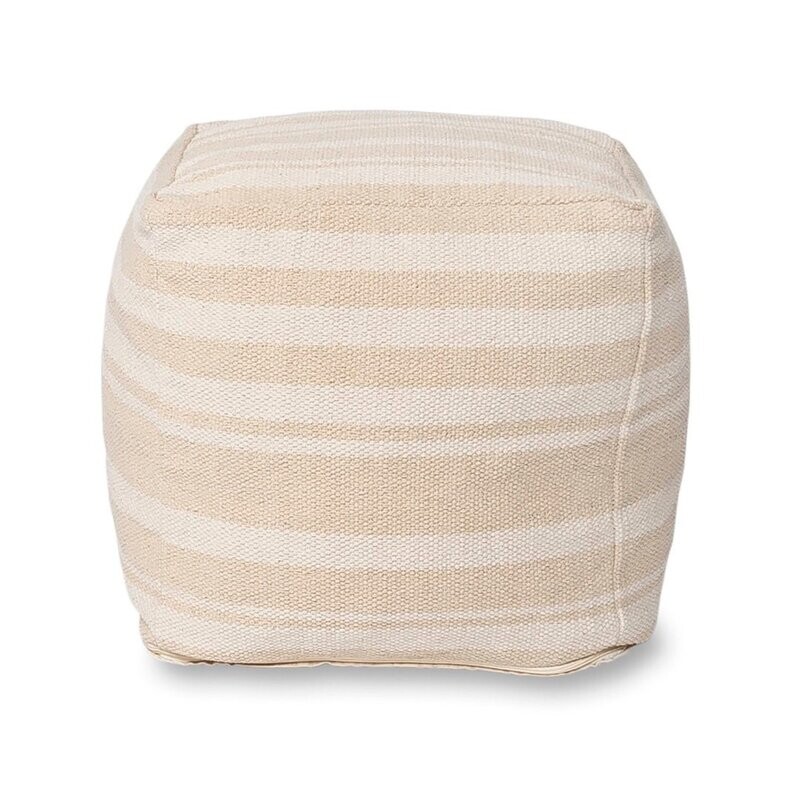 SIF Pouf Barcelona Natural Stripe BAR-007**