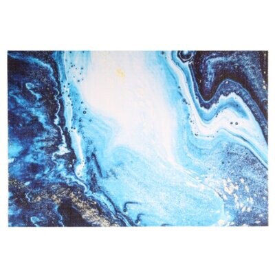 Placemat Harman Waves Printed Vinyl Blue 4981842