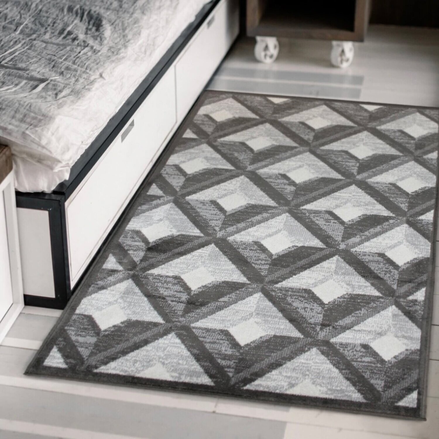 Rugs Avocado Artificial Silk 2’4 x 3’7 Mack Gray