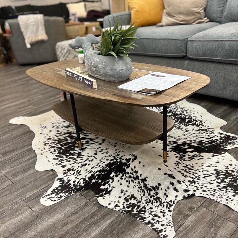Rugs Cowhide 9 - 204 White / Dark Brown