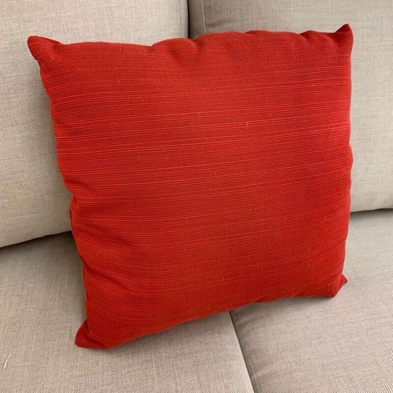 Cushions Ratana 16” Outdoor CU01216 Dupione Crimson FO6037 (C)