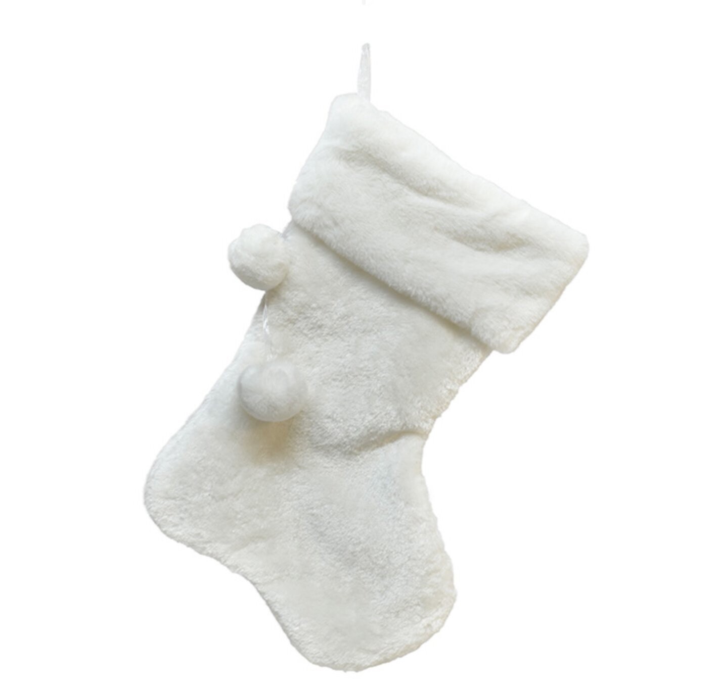 Xmas Danson Hanging Faux Fur Stocking X94136