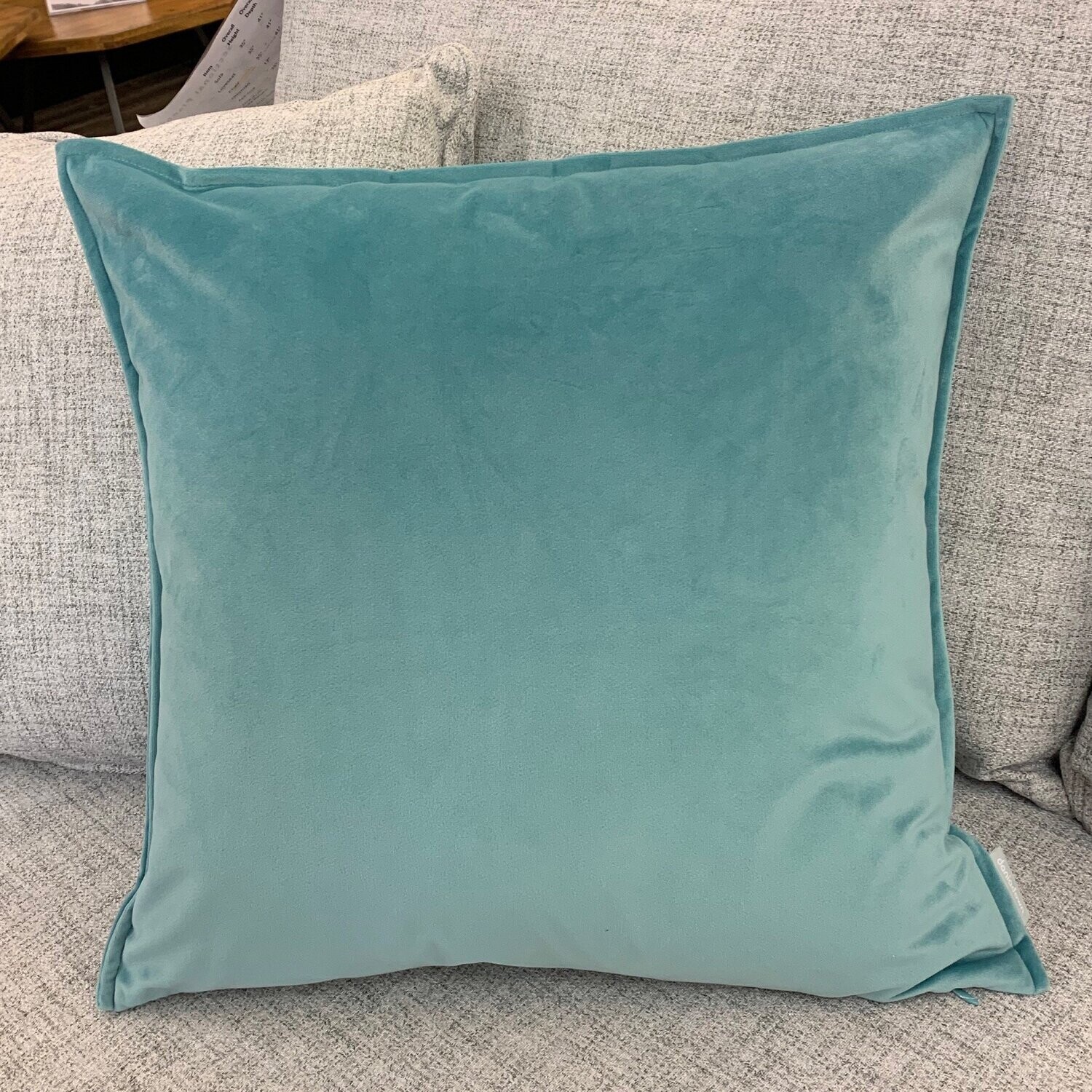 Cushions Daniadown Dutch Velvet Jade Toss 18 x 18
