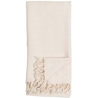 Turkish Towel Pokoloko Bamboo Striped Cream  TTBS1