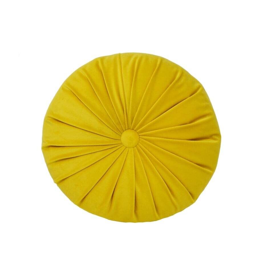 Cushions Nostalgia Round Yellow  868-058