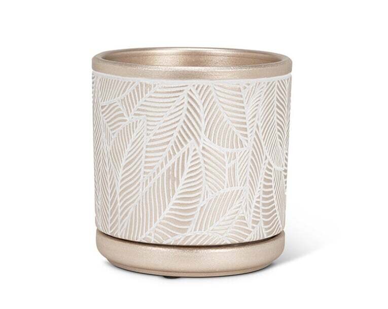 Planter Abbott Champagne Leaf Small