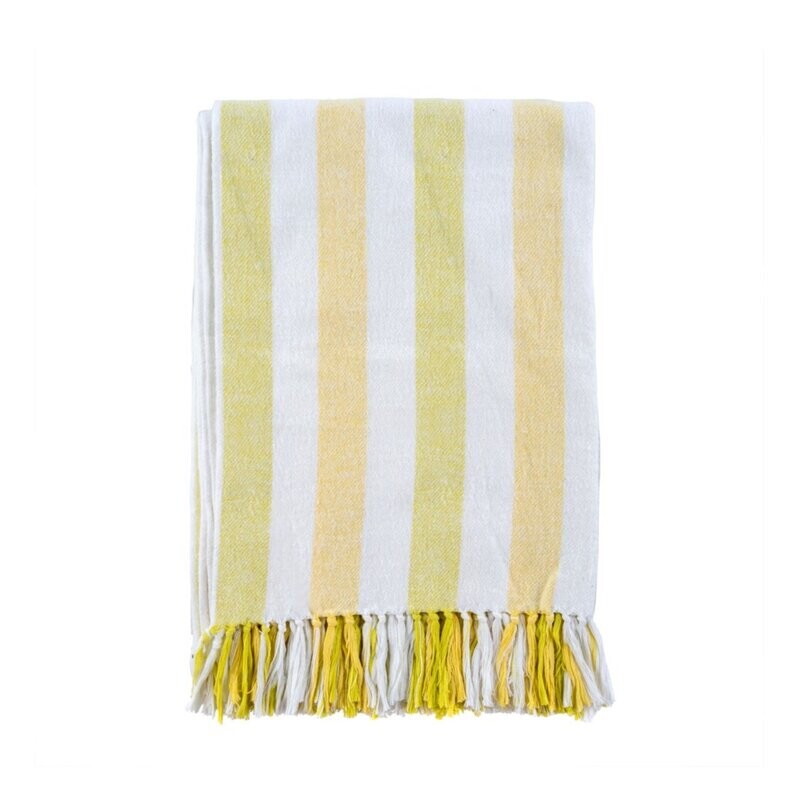 Throw Indaba Gingham Yellow 1-5033