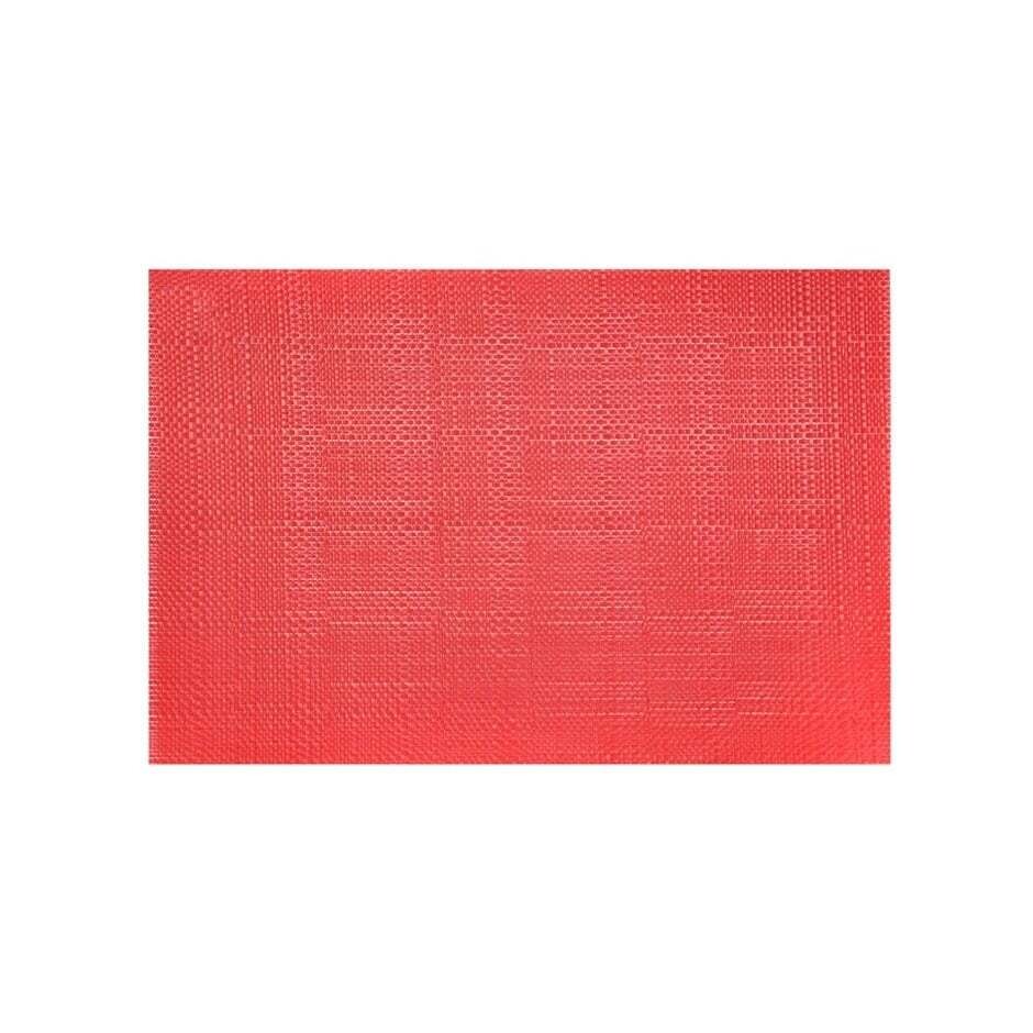 Placemat Harman Trace Basketweave Red  4987212