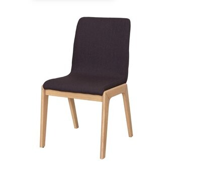LH Arizona Dining Chair Grey Fabric / Natural Frame ARZ025-GR