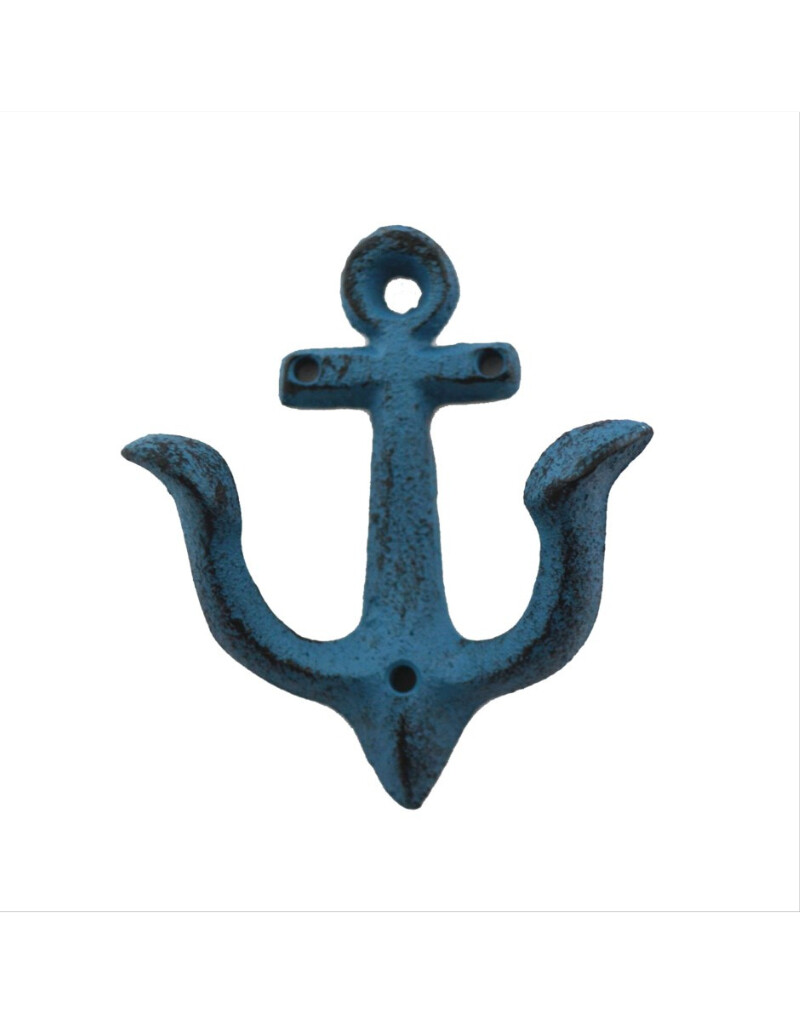 Hook Nostalgia Anchor Blue 10 x 5 x 11 cm 652-293 Hook Nostalgia Anchor Blue 10 x 5 x 11 cm 652-293