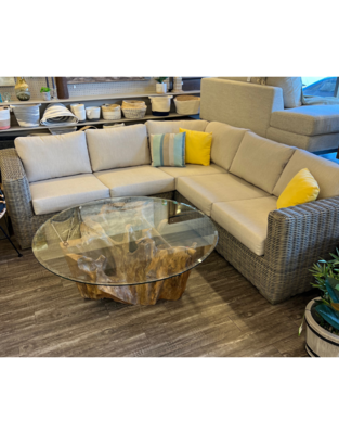 Ratana Cubo 3PC Sectional Echo Ash F06072