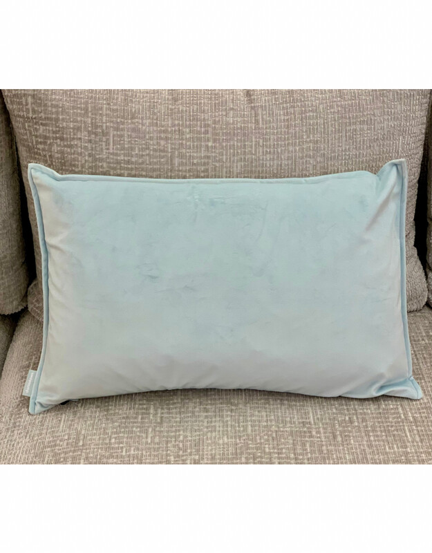 Cushions Daniadown Dutch Velvet Aqua Deco 14 x22