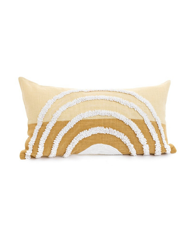 Cushions PC Cotton Yellow 12” x 22”
