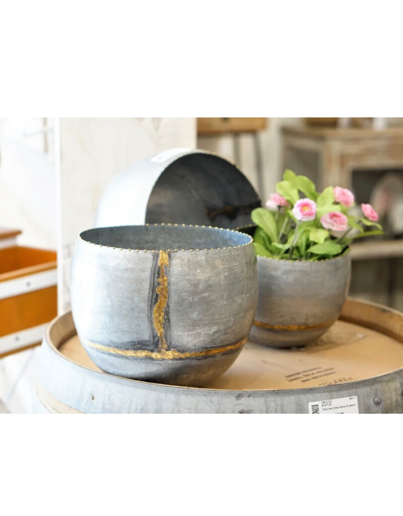 Planter NACH Viola Vintage Galvanized Med