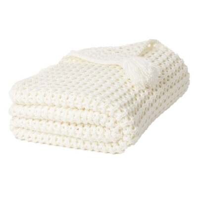 Throw Brunelli Janick White 50x60 802W150