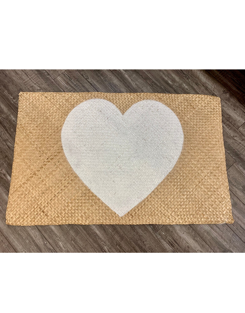 Rugs Indaba Woven Seagrass Heart 2 x 3 1-3064