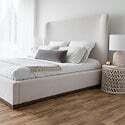 SIF Faye King Bed Off White FAY-002
