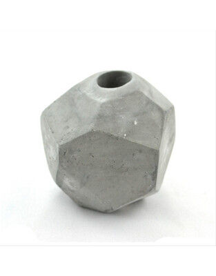 Candle Holder Nostalgia Cement  683-050