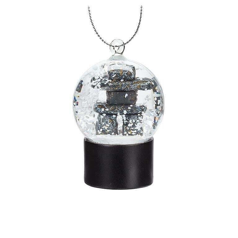 Xmas Abbott Inukshuk Snow Globe