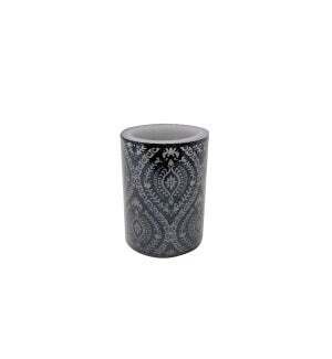 Candle Nostalgia  Black LED SM 7.5 x 10cm 820-004