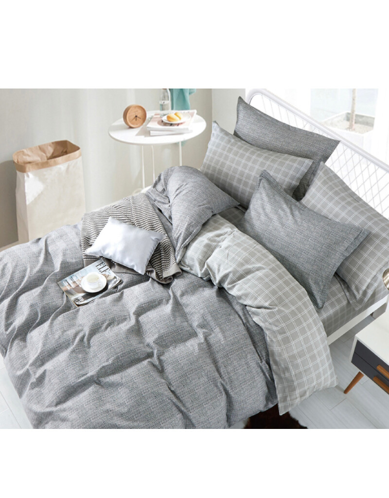 Duvet Cover Contempo Bryson Queen  w/ shams