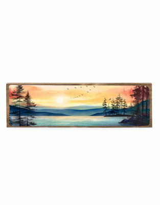 Cedar Mountain Tiber Art Sunset TA2076