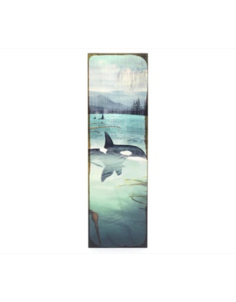 Cedar Mountain Tiber Art Orca Spray TA2065