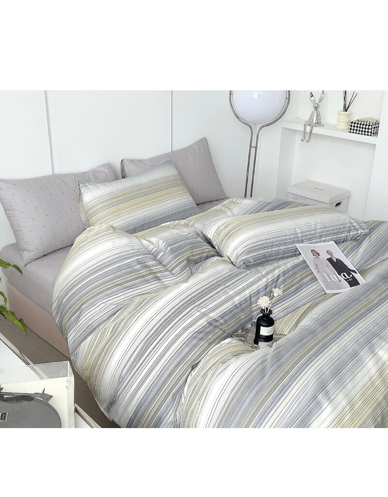 Duvet Cover Contempo Cole Queen  w/ shams