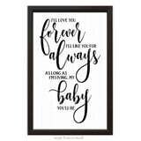 Signs Pinetree I’ll Love You Forever 022-019