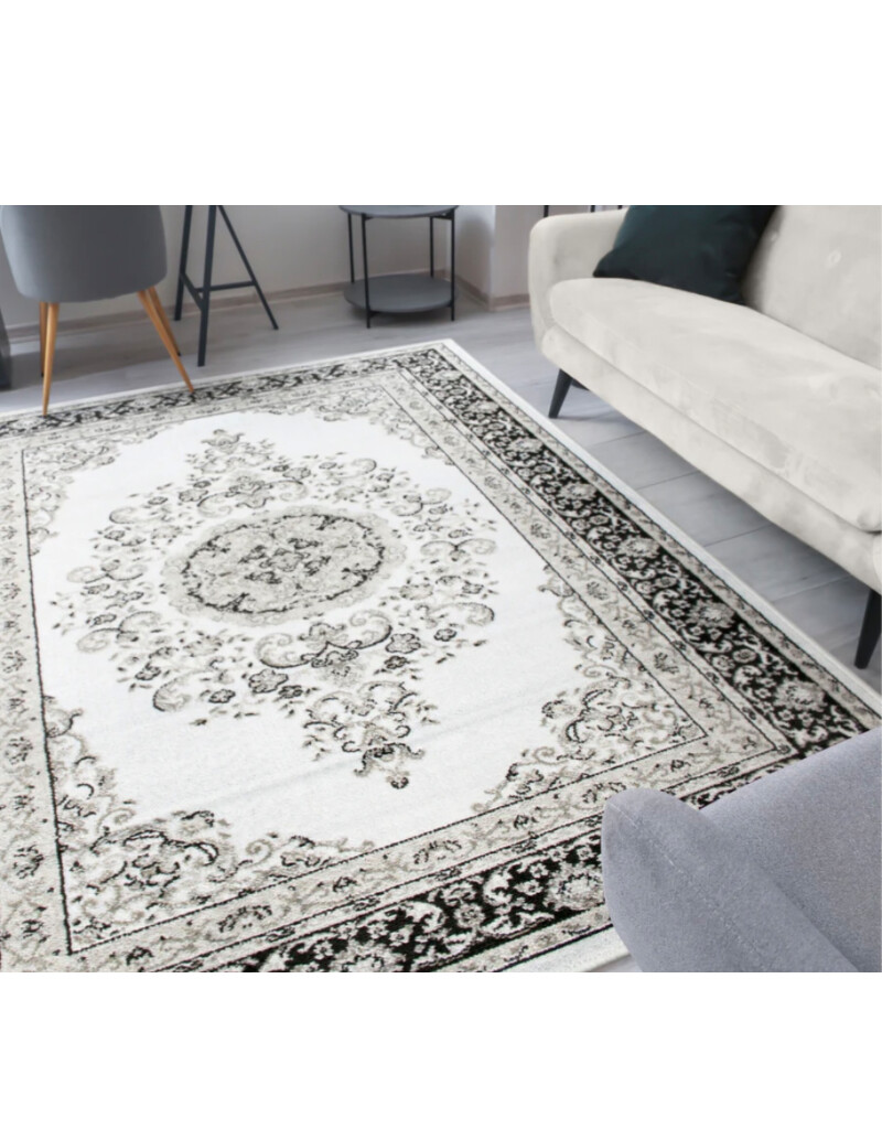 Rugs Avocado Artificial Silk 4’4” x 6’3” Serene Cream / Sand