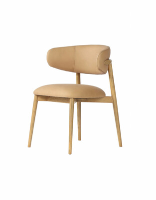 LH Milo Dining Chair Nude Leather SNH-79