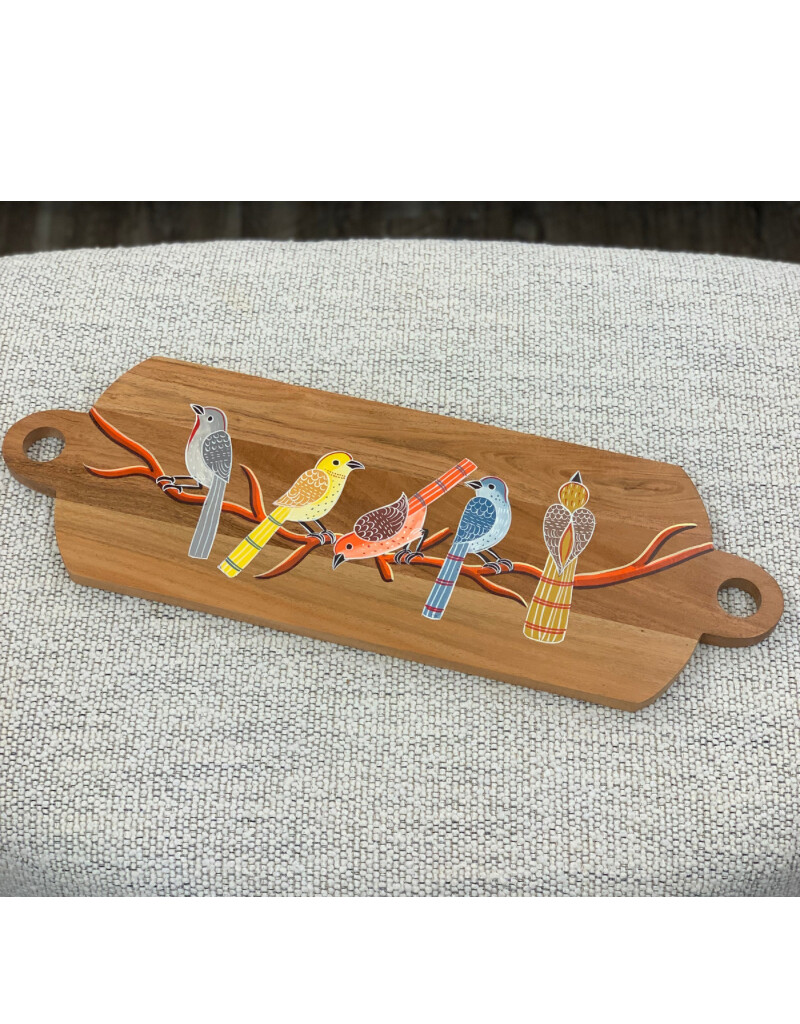 Tray Ganz Handpainted Birds CB179253