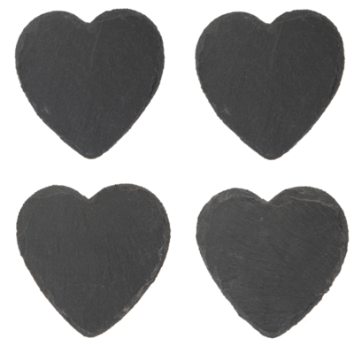Coasters Ganz Slate Heart S/4 CB182038