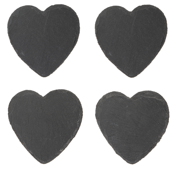 Coasters Ganz Slate Heart S/4 CB182038