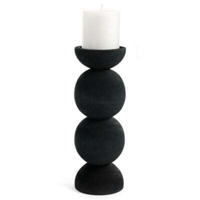 Candle Holder PC Sugi Wood 5.5 x 5.5 8602030