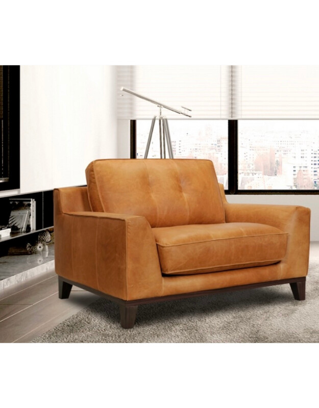 Stylus Bruna Leather Chair 3/4