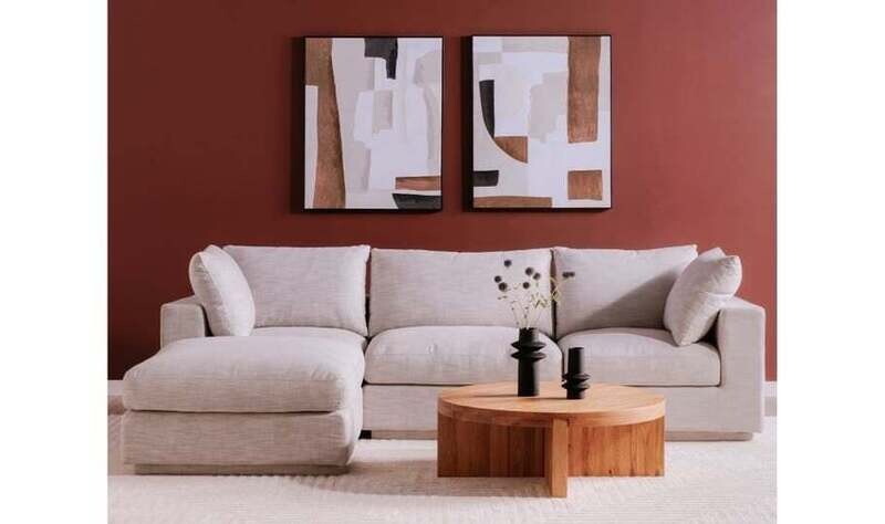 Moes Folke Coffee Table Round Natural BC-1117-24