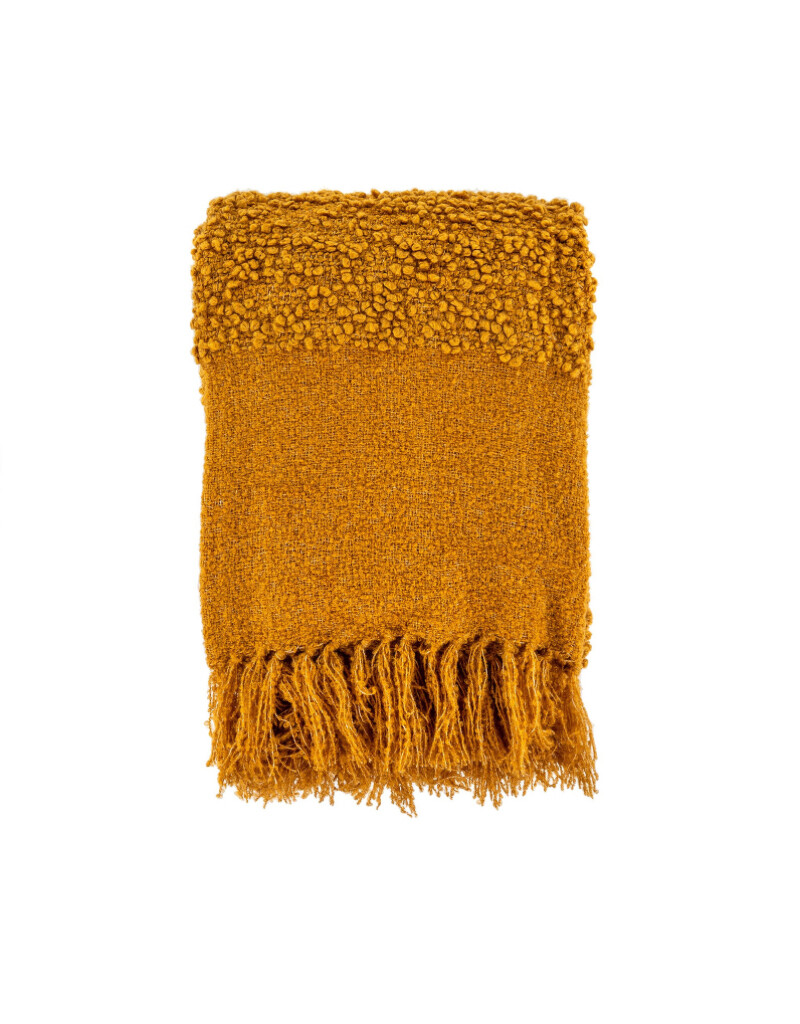 Throw Indaba Chalet Boucle Ochre 1-4490