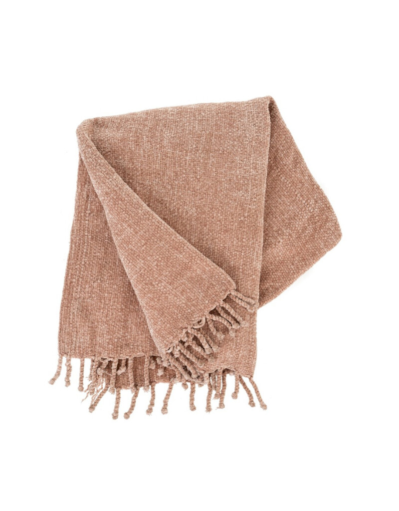 Throw Indaba Chenille Blush 1-3503
