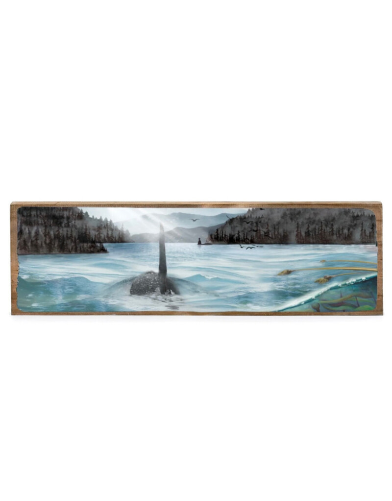 Cedar Mountain Tiber Art Orca Straight TA2077