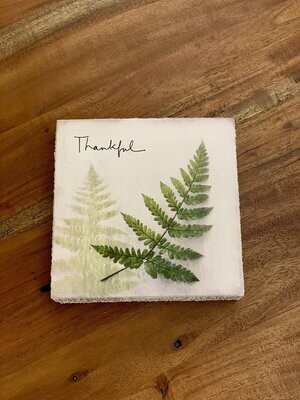 Cedar Mountain Art Block Thankful LF5277