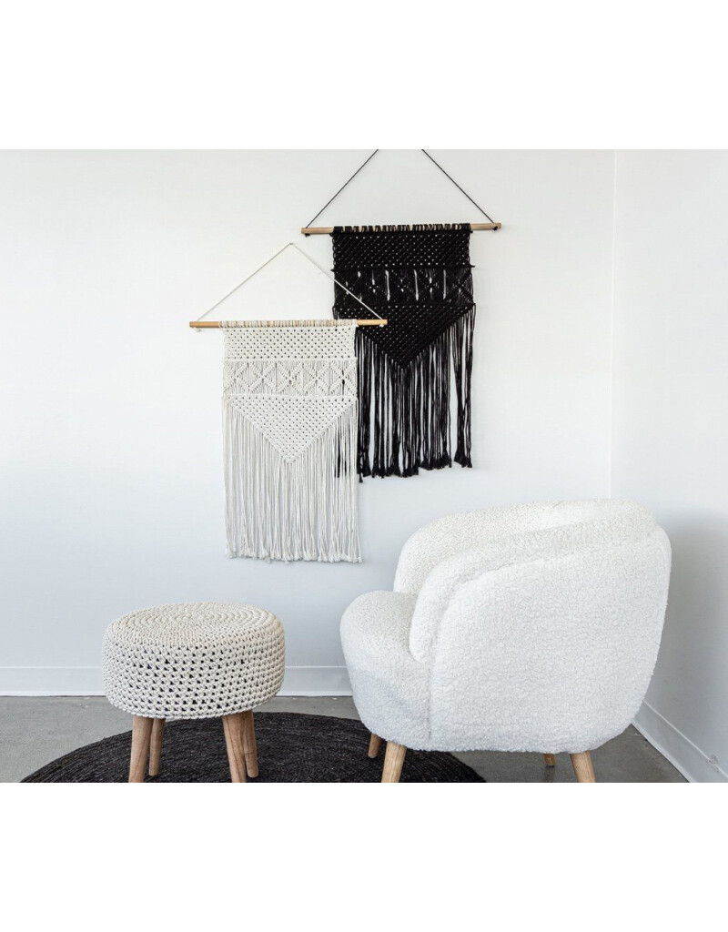 Wall Decor SIF Rio Macrame Hanging Black BOH-042