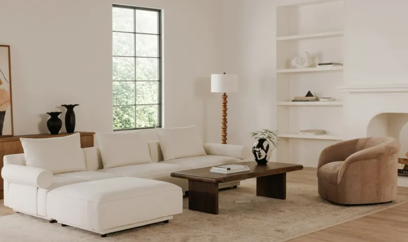 Moes Lila Coffee Table  Brown BB-1016-03-0