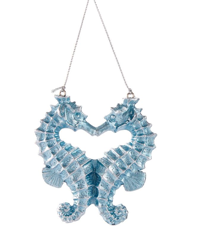 Xmas Giftcraft Ornament Kissing Sea Horses 645201