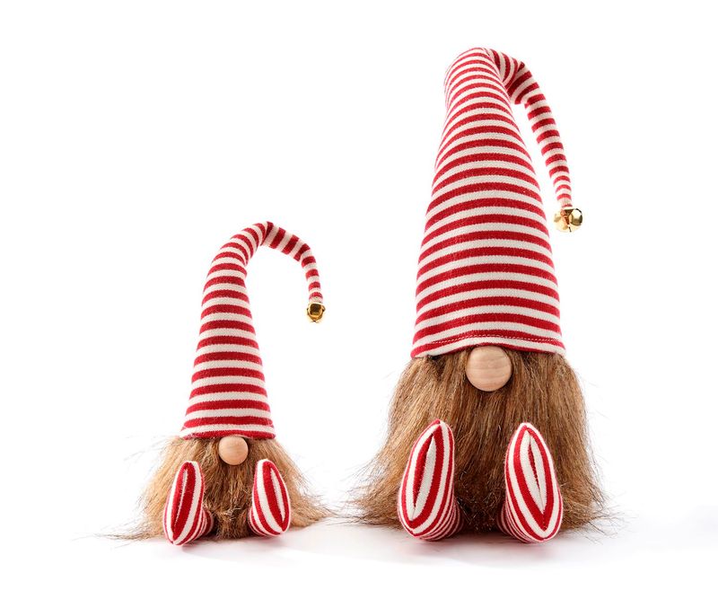 Xmas Giftcraft Gnome Striped L 644975