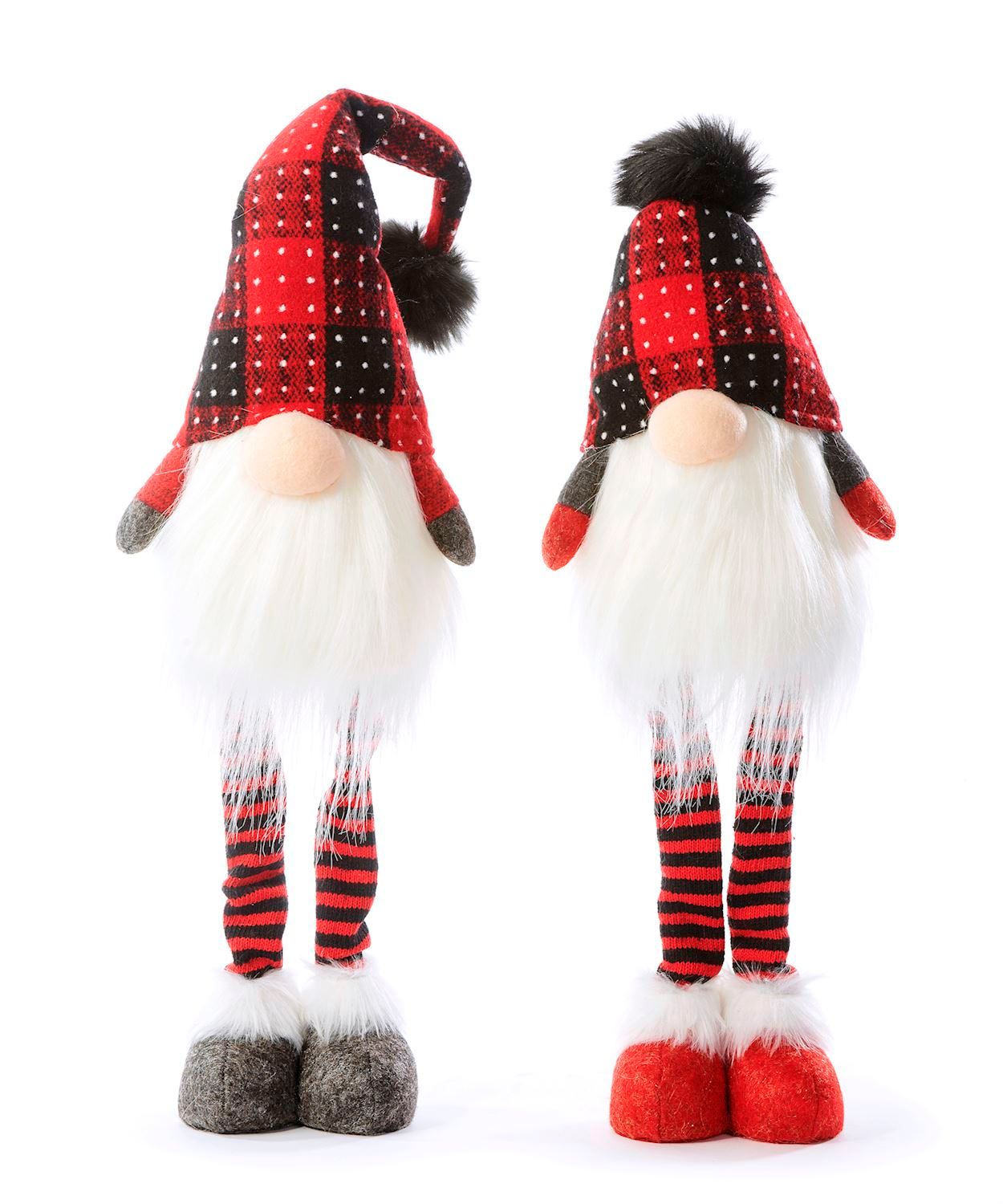 Xmas Giftcraft LED Gnome Standing Red Asst. 668064